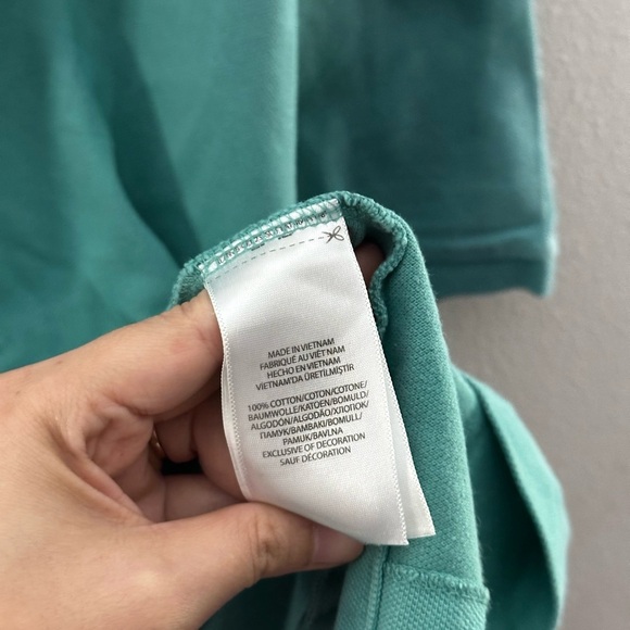 Polo Ralph Lauren Men Green Polo Short Sleeve‎ Shirt Classic Fit size XL - Picture 7 of 10